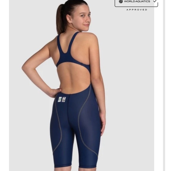 Arena Navy Blue Racing Swimsuit - Picture 2 of 5